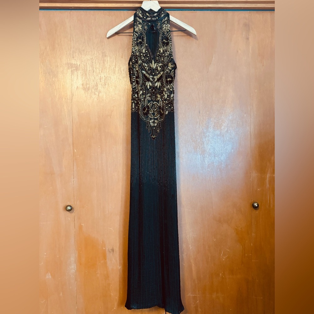 Vintage beaded formal dress